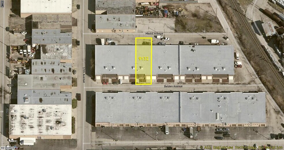 9119-9136 Medill Ave, Franklin Park, IL à louer - Photo de l’immeuble – Image 3 sur 4