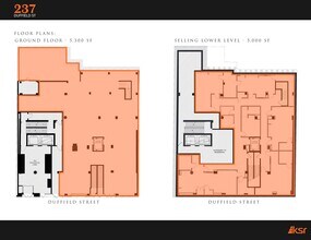 237 Duffield St, Brooklyn, NY à louer Plan de site– Image 1 sur 3