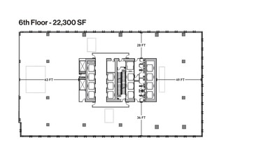 1133 Melville St, Vancouver, BC à louer Plan d’étage– Image 1 sur 1