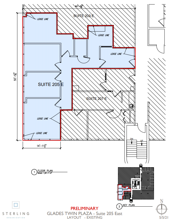 2300 Glades Rd, Boca Raton, FL à louer Plan d’étage– Image 1 sur 1