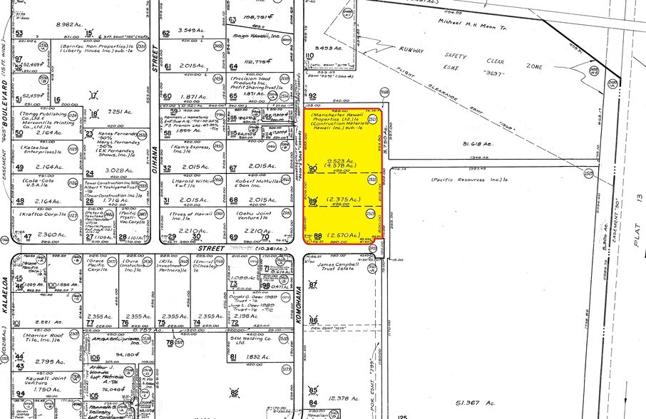 91-445 Komohana St, Kapolei, HI à vendre - Plan cadastral – Image 2 sur 3