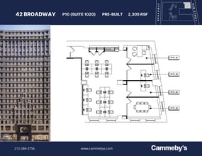 42 Broadway, New York, NY à louer Plan d’étage– Image 1 sur 1