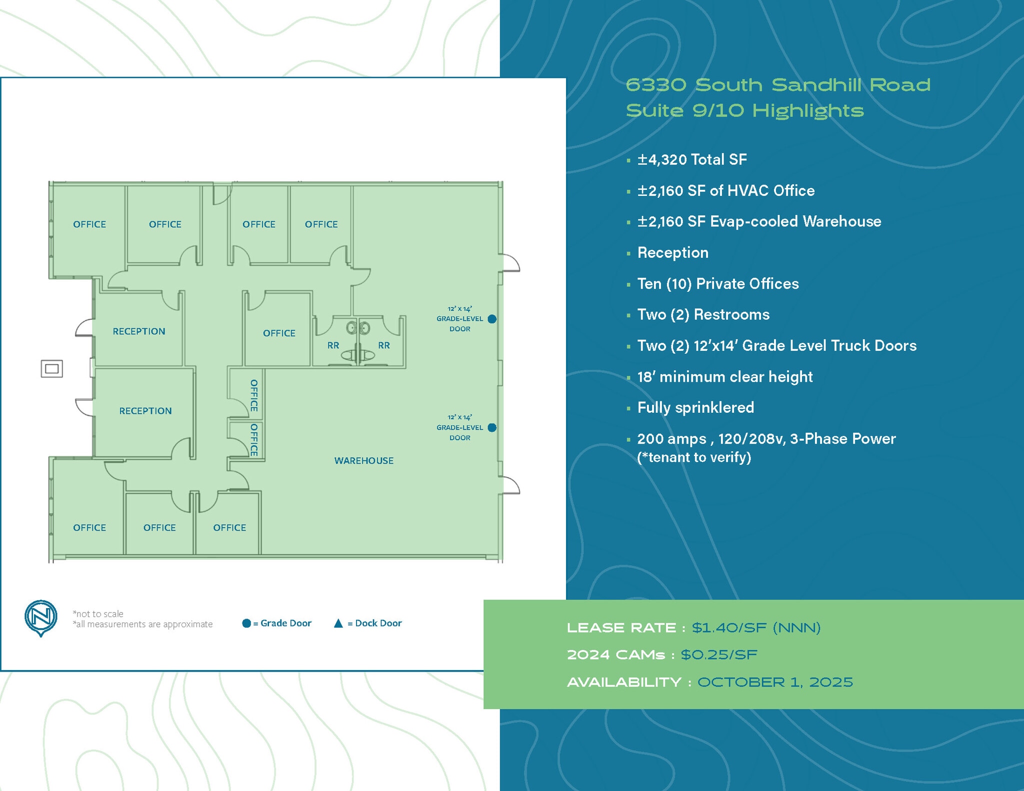 6320 S Sandhill Rd, Las Vegas, NV à louer Plan d’étage– Image 1 sur 1