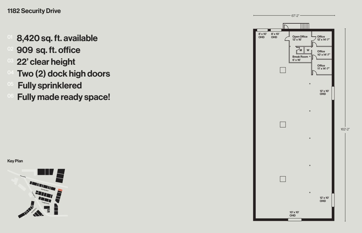 1121-1129 Conveyor Ln, Dallas, TX à louer Plan d’étage– Image 1 sur 1