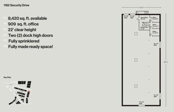 1121-1129 Conveyor Ln, Dallas, TX à louer Plan d’étage– Image 1 sur 1