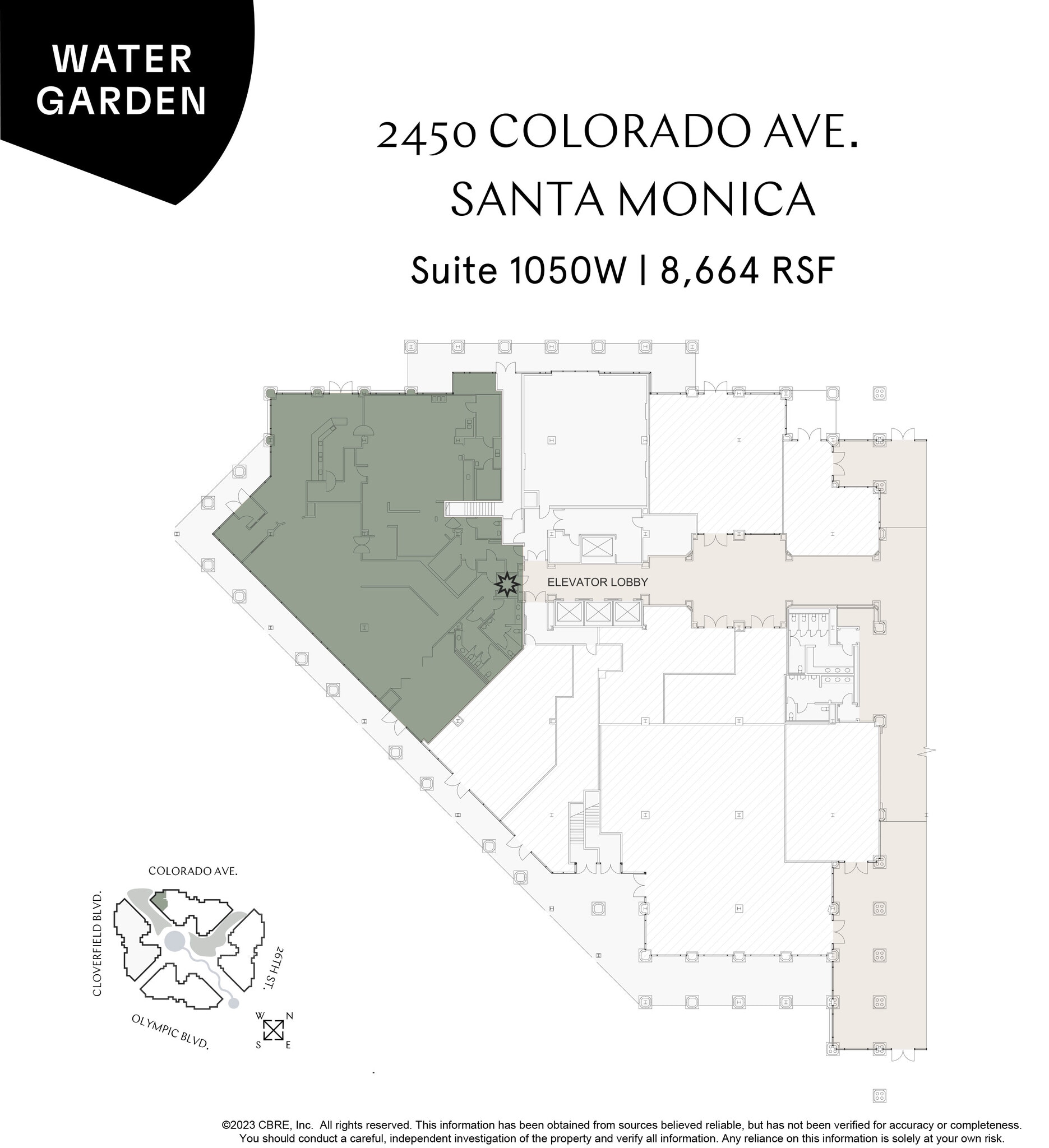 2450 Colorado Ave, Santa Monica, CA à louer Plan d’étage– Image 1 sur 1