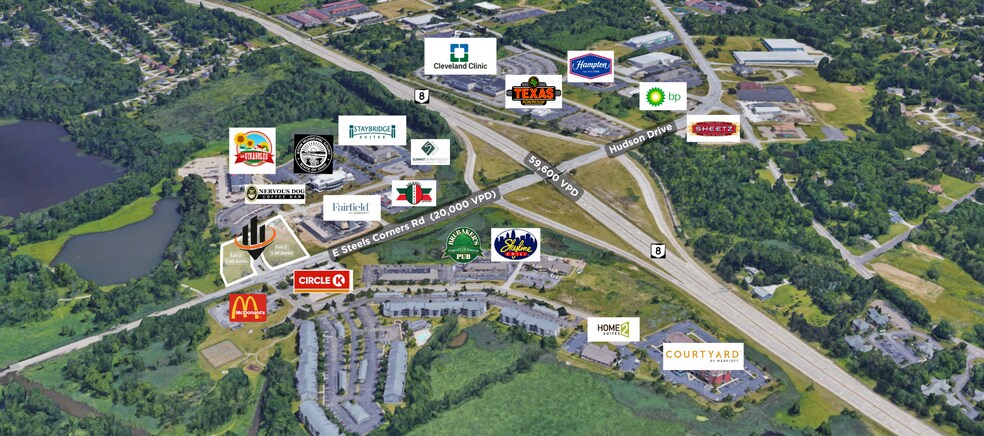 Steels Pointe Rd, Stow, OH à vendre - Aérien – Image 2 sur 3
