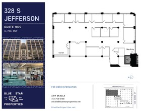 328 S Jefferson St, Chicago, IL à louer Plan d’étage– Image 1 sur 11