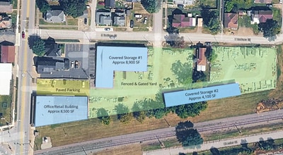 130 N Cedar St, Newark, OH - Vue aérienne vue de carte