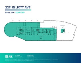 2211 Elliott Ave, Seattle, WA à louer Plan d’étage– Image 1 sur 1