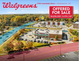 Plus de détails pour 3703 Lawndale Dr, Greensboro, NC - Local commercial à vendre