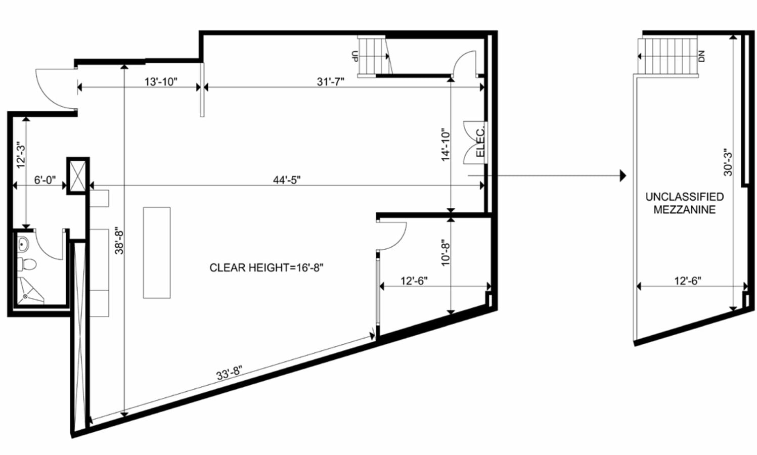 11-17 Carlaw Ave, Toronto, ON M4M 2R6 - Lot 8 - - Plan d’étage - Image 1 of 3