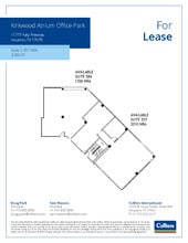 11777 Katy Fwy, Houston, TX à louer Plan d’étage– Image 1 sur 1