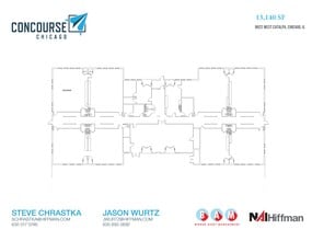 8601 W Bryn Mawr Ave, Chicago, IL à louer Plan d’étage– Image 1 sur 9