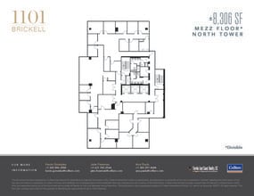 1101 Brickell Ave, Miami, FL à louer Plan d’étage– Image 1 sur 2
