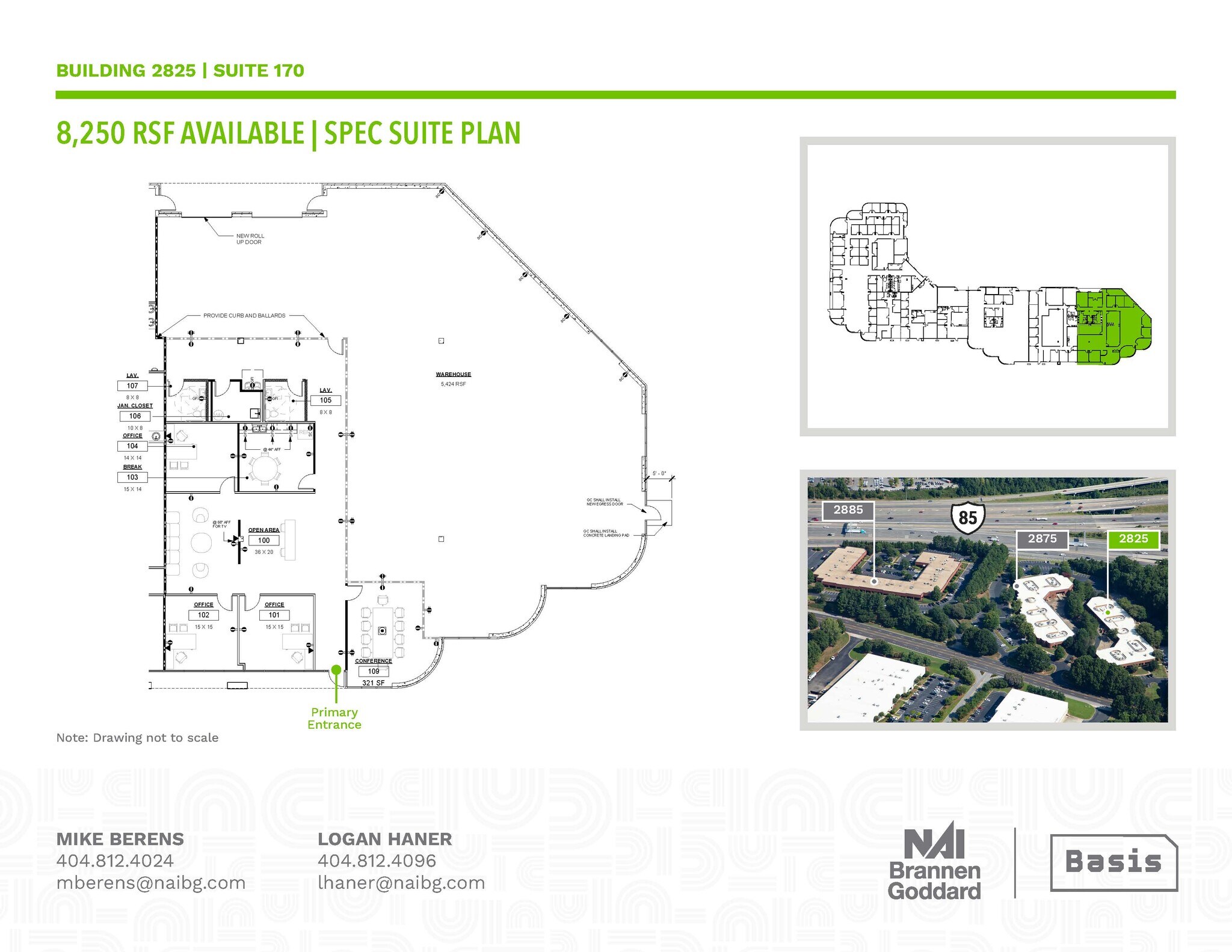 3025 Breckinridge Blvd, Duluth, GA à louer Plan d’étage– Image 1 sur 1