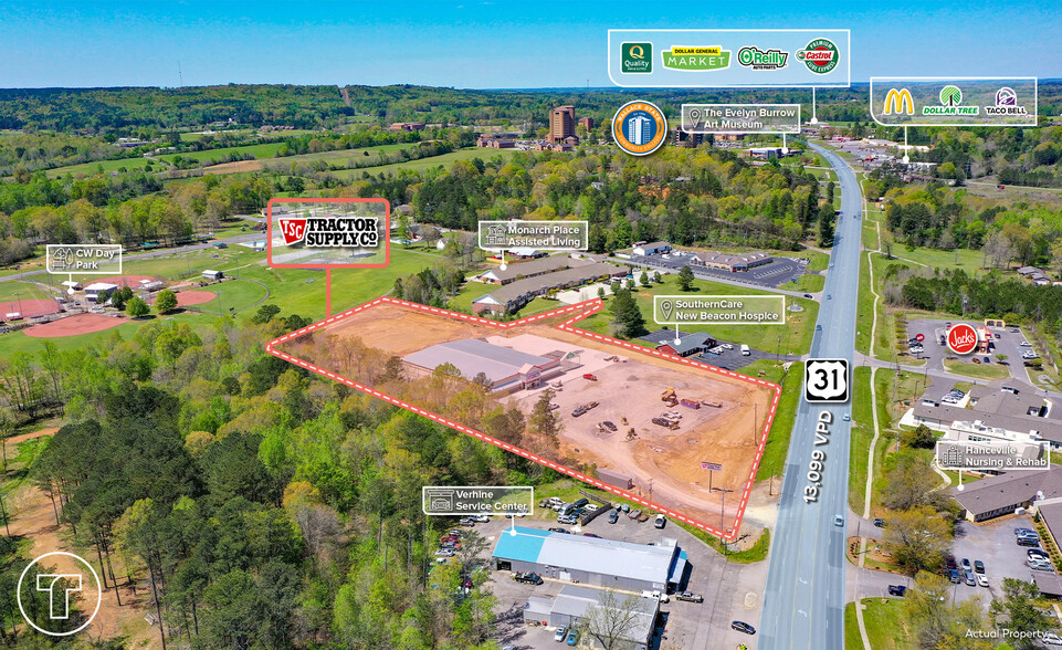 405 Main St NW, Hanceville, AL à vendre - Photo de l’immeuble – Image 3 sur 5