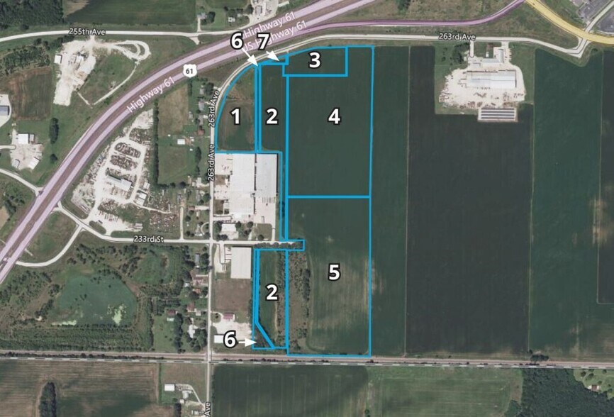 Hwy 61 & 263rd Ave, Fort Madison, IA à vendre - Photo principale – Image 1 sur 4