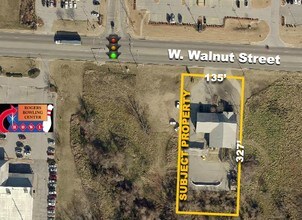 3010 W Walnut St, Rogers, AR - VUE AÉRIENNE  vue de carte