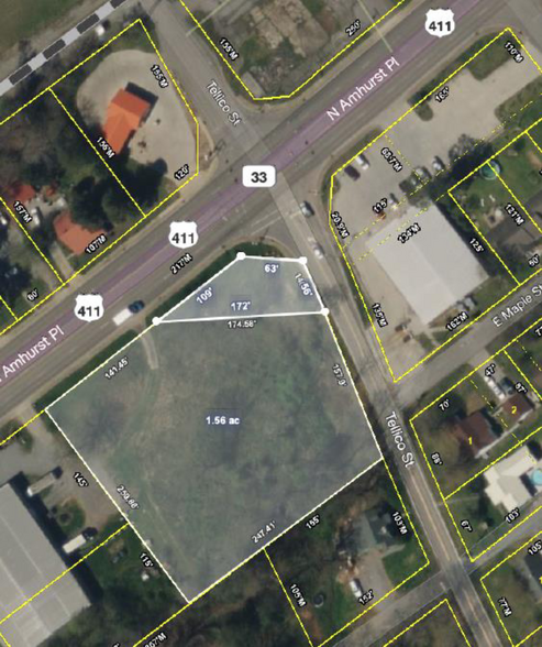 Amhurst Pl, Englewood, TN à vendre - Plan de site – Image 1 sur 3