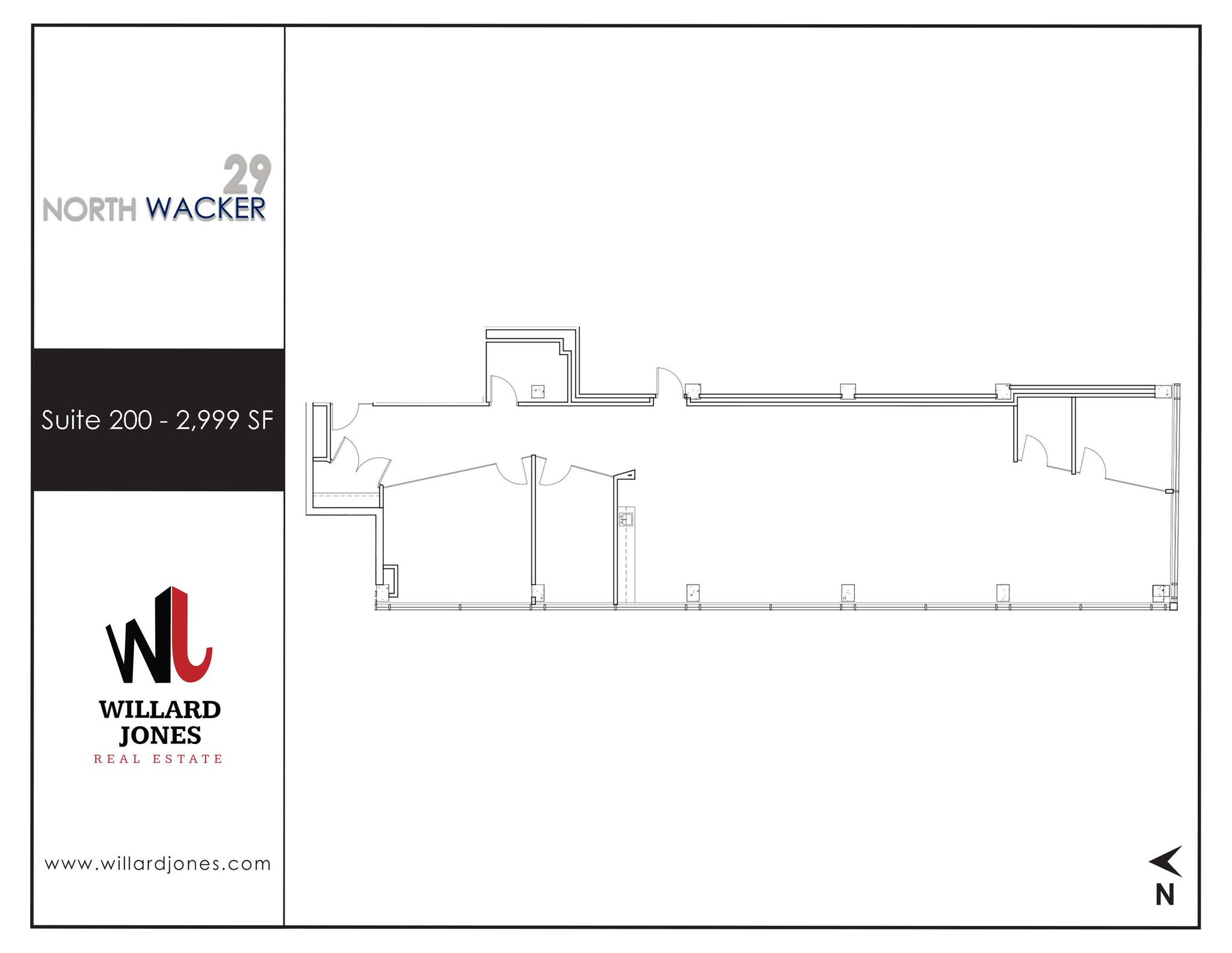 29 N Wacker Dr, Chicago, IL à louer Plan d’étage– Image 1 sur 8