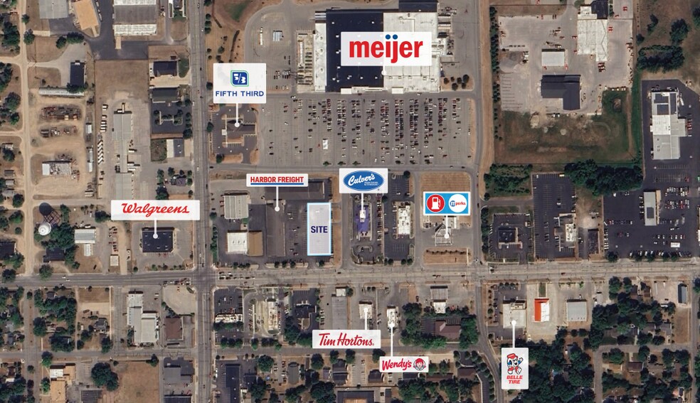 911 E Pickard St, Mount Pleasant, MI à louer - Aérien – Image 2 sur 2