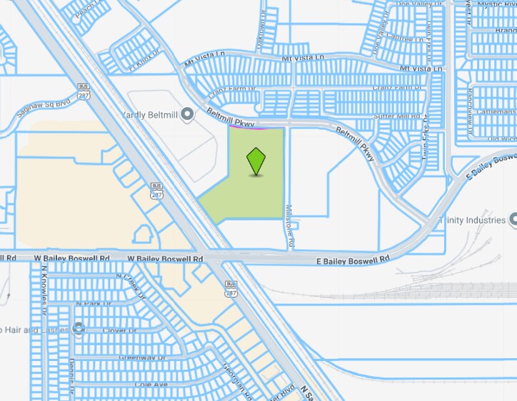 1500 Beltmill Pky, Saginaw, TX à vendre Plan cadastral– Image 1 sur 2