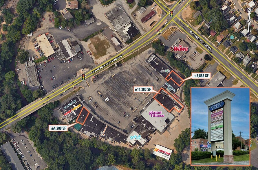 1936 Macdade Blvd, Woodlyn, PA à louer - Aérien – Image 2 sur 3