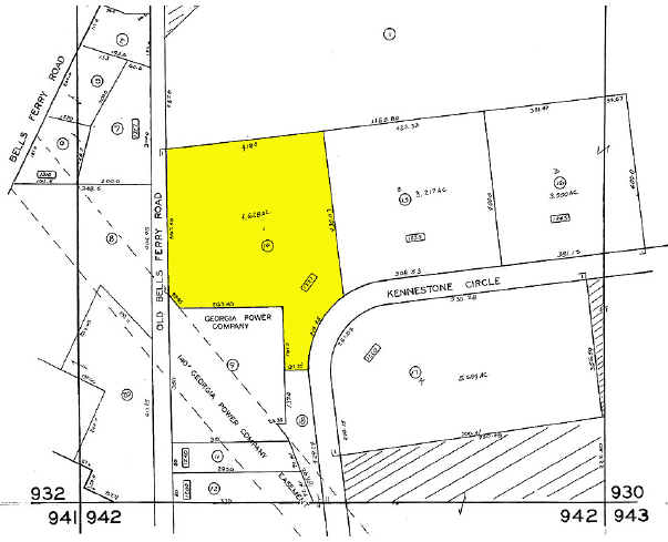 1225 Kennestone Cir, Marietta, GA à louer - Plan cadastral – Image 2 sur 4