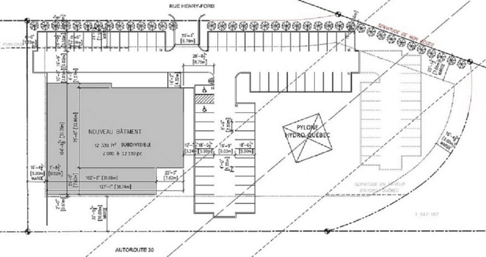 Rue Henry-Ford, Vaudreuil-dorion, QC à vendre - Plan cadastral – Image 3 sur 3