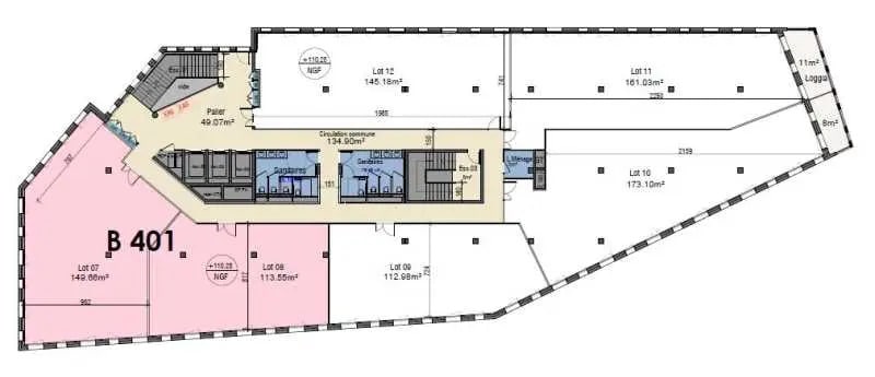 12 Avenue Émile Baudot, Palaiseau, ESS 91120 - Lot 7 -  - Plan d’étage - Image 1 of 1