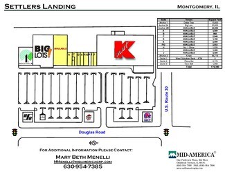 Plus de détails pour 1800-1900 Douglas Rd, Montgomery, IL - Local commercial à louer