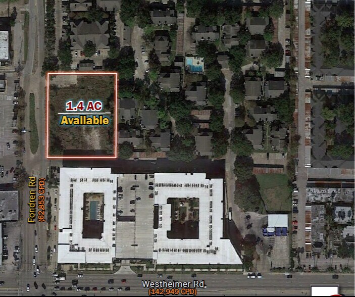 2555 Fondren Rd, Houston, TX à vendre - Aérien – Image 2 sur 5