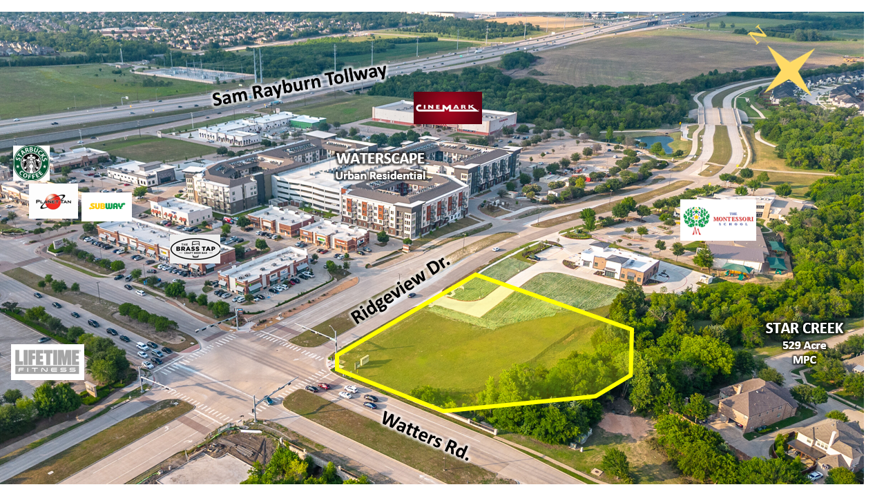 Southeast corner of Watters Rd. and Ridgeview Dr., Allen, TX à vendre Photo principale– Image 1 sur 7