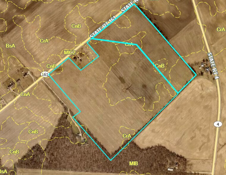 State Route 161, Mechanicsburg, OH à vendre - Aérien – Image 3 sur 4