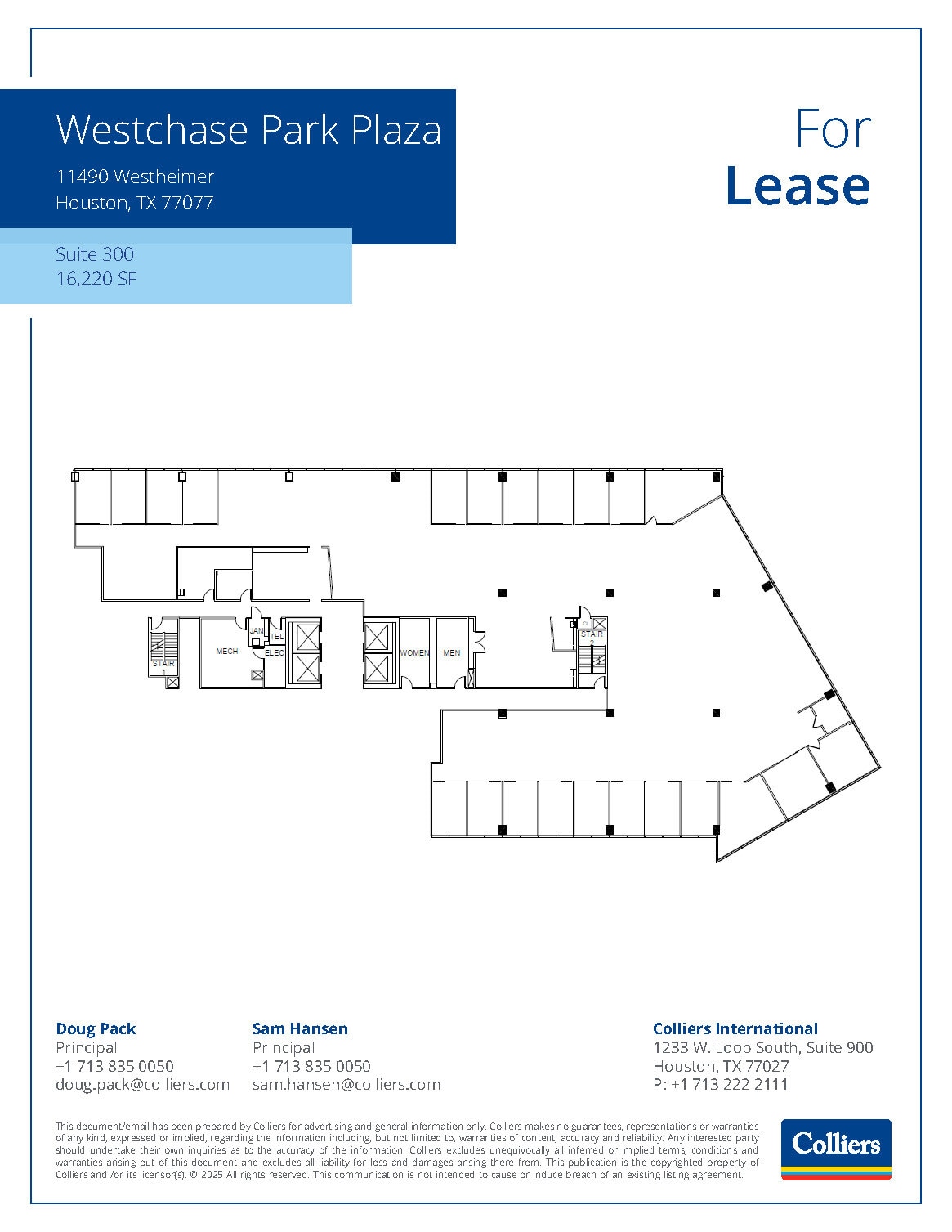 11490 Westheimer Rd, Houston, TX à louer Plan d’étage– Image 1 sur 1
