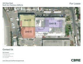 330 Shaw Rd, South San Francisco, CA à louer Plan de site– Image 1 sur 1