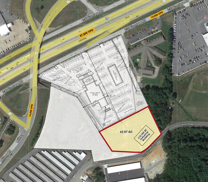 Winchester Dr, Benton, AR à vendre - Plan de site – Image 1 sur 3