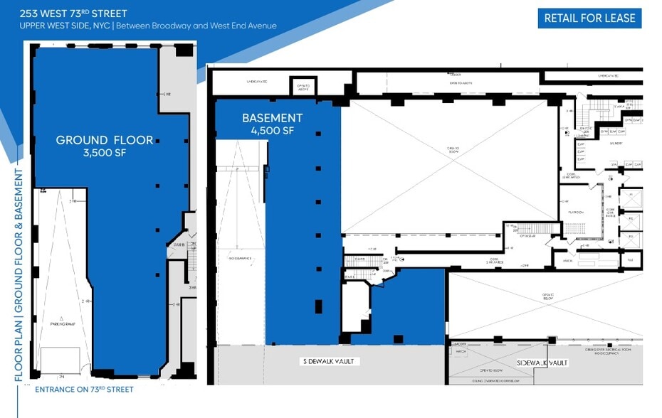 253 W 73rd St, New York, NY à louer - Plan d’étage – Image 2 sur 2