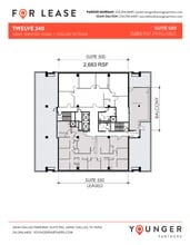 12240 Inwood Rd, Dallas, TX à louer Plan d’étage– Image 1 sur 1