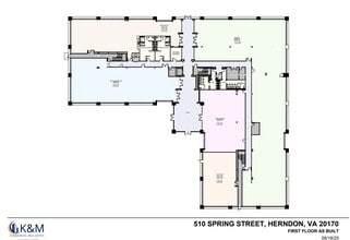510 Spring St, Herndon, VA à louer Plan d’étage– Image 1 sur 1