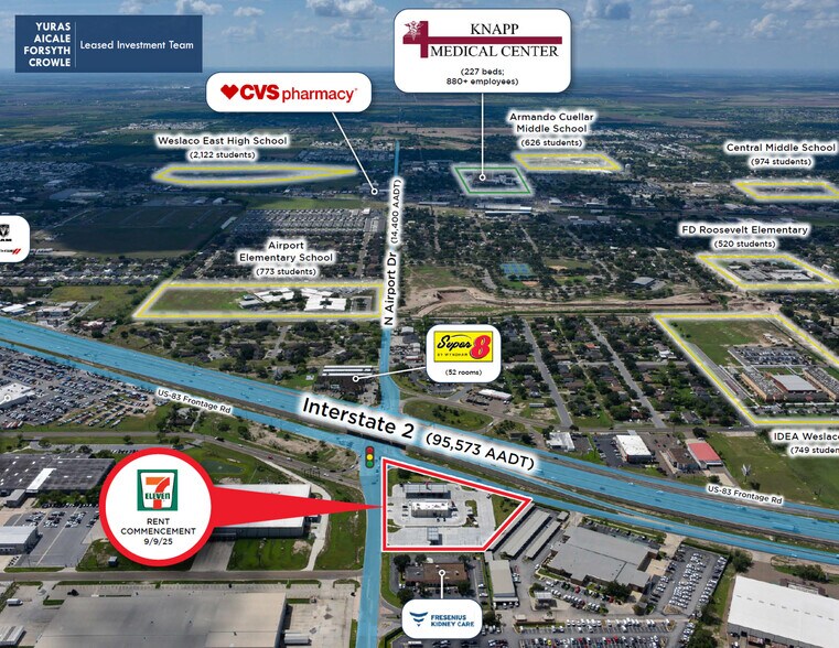 901 N Airport Dr, Weslaco, TX à vendre - Photo de l’immeuble – Image 3 sur 6