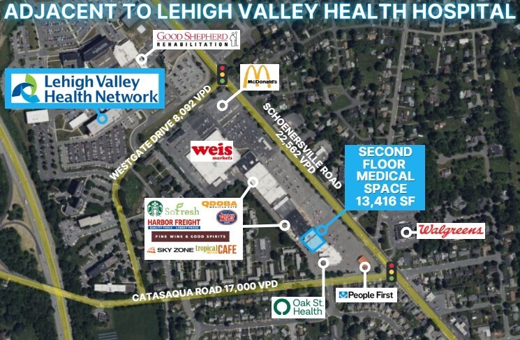2285 Schoenersville Rd, Bethlehem, PA à louer - Photo de l’immeuble – Image 2 sur 2