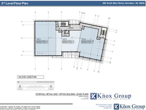 480 S Main St, Davidson, NC à louer Plan d’étage– Image 1 sur 2