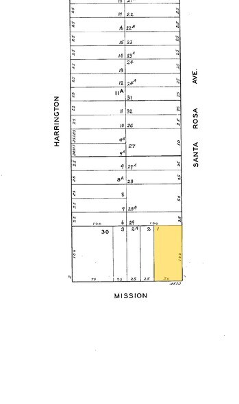 4500-4510 Mission St, San Francisco, CA à louer - Plan cadastral – Image 2 sur 43