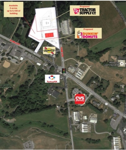 Newark Rd, Toughkenamon, PA à vendre - Aérien – Image 2 sur 7