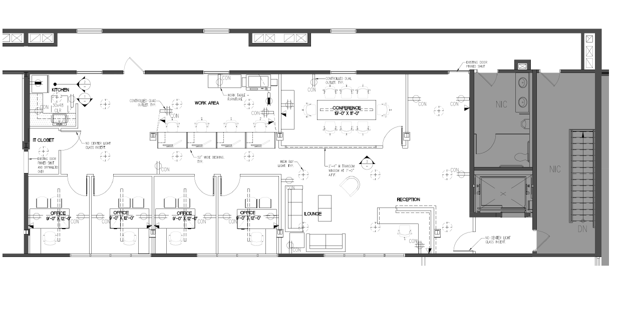 5815-5825 W Sunset Blvd, Hollywood, CA à louer Plan d’étage– Image 1 sur 1