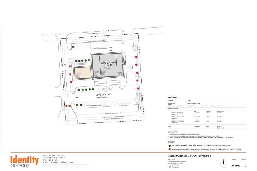 3040 College Park Dr, The Woodlands, TX à louer - Plan de site – Image 2 sur 22