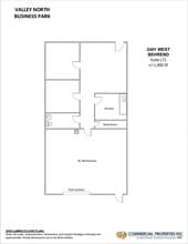 2401 W Behrend Dr, Phoenix, AZ à louer Plan d’étage– Image 1 sur 1