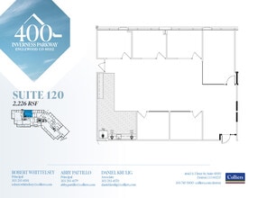 400 Inverness Pky, Englewood, CO à louer Plan d’étage– Image 1 sur 1